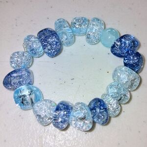 Blue and Silver Women's Bracelet